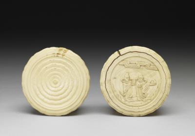 图片[3]-Carved ivory box with figures, Qing dynasty (1644-1911)-China Archive